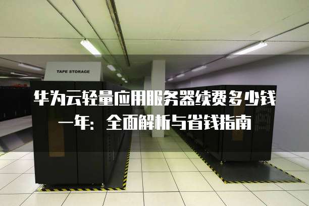 华为云轻量应用服务器续费多少钱一年:全面解析与省钱指南