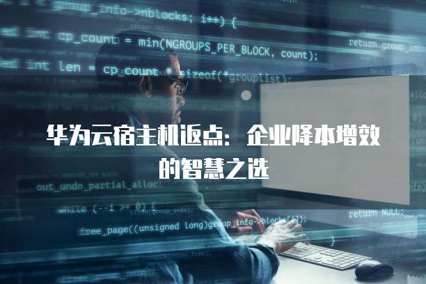 华为云宿主机返点：企业降本增效的智慧之选