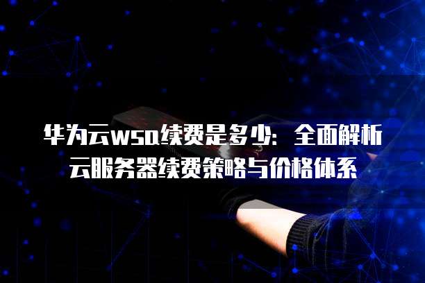华为云wsa续费是多少：全面解析云服务器续费策略与价格体系