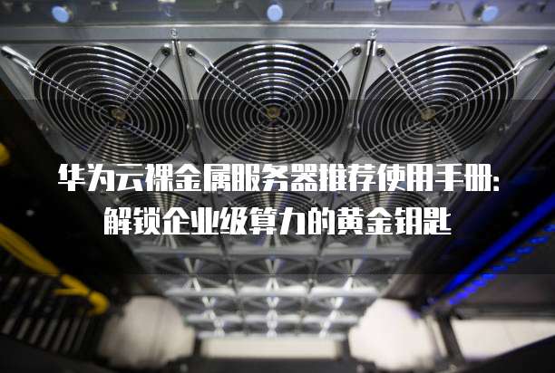 华为云裸金属服务器推荐使用手册：解锁企业级算力的黄金钥匙
