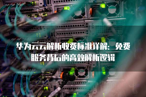 华为云云解析收费标准详解：免费服务背后的高效解析逻辑