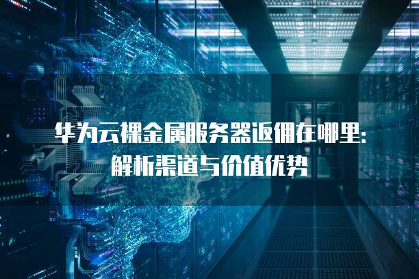 华为云裸金属服务器返佣在哪里:解析渠道与价值优势