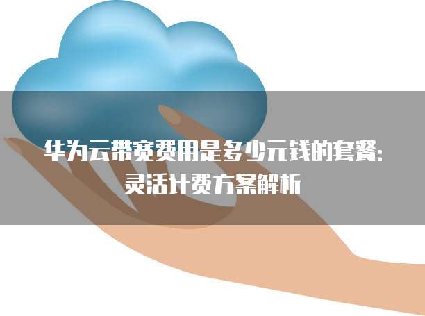 华为云带宽费用是多少元钱的套餐:灵活计费方案解析