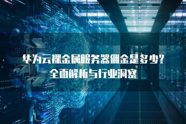 华为云裸金属服务器佣金是多少?全面解析与行业洞察