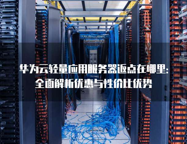 华为云轻量应用服务器返点在哪里:全面解析优惠与性价比优势