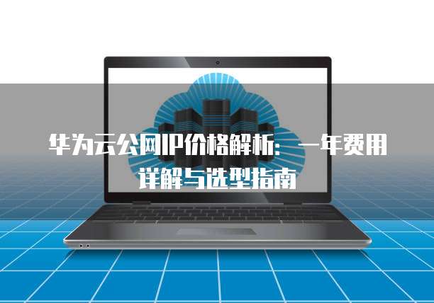 华为云公网IP价格解析：一年费用详解与选型指南