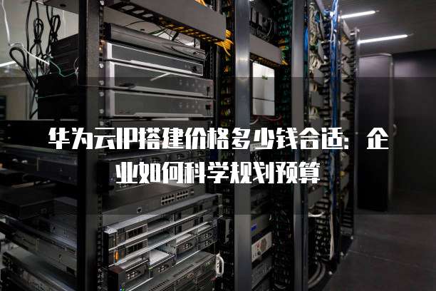 华为云IP搭建价格多少钱合适:企业如何科学规划预算