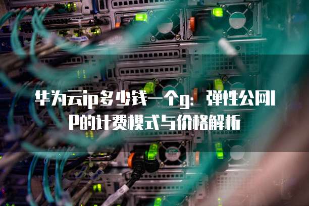 华为云ip多少钱一个g:弹性公网IP的计费模式与价格解析