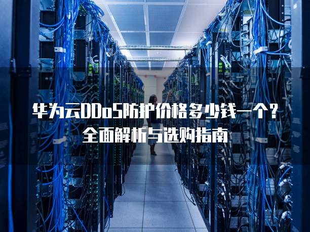 华为云DDoS防护价格多少钱一个?全面解析与选购指南