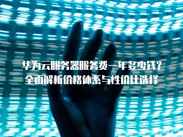 华为云服务器服务费一年多少钱?全面解析价格体系与性价比选择