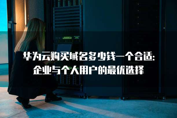 华为云购买域名多少钱一个合适:企业与个人用户的最优选择