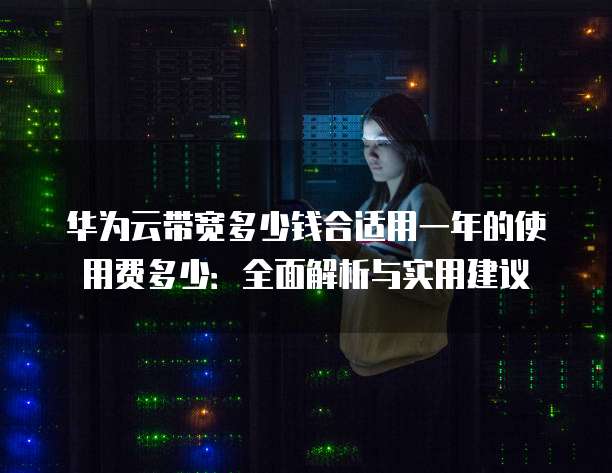 华为云带宽多少钱合适用一年的使用费多少:全面解析与实用建议