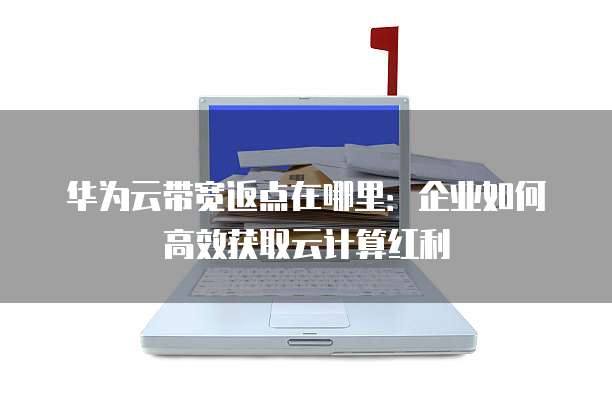 华为云带宽返点在哪里:企业如何高效获取云计算红利