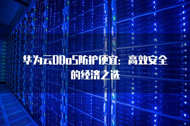 华为云DDoS防护便宜:高效安全的经济之选