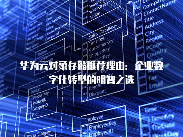 华为云对象存储推荐理由:企业数字化转型的明智之选
