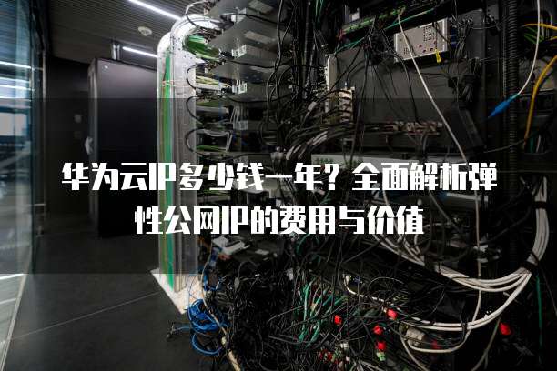 华为云IP多少钱一年?全面解析弹性公网IP的费用与价值