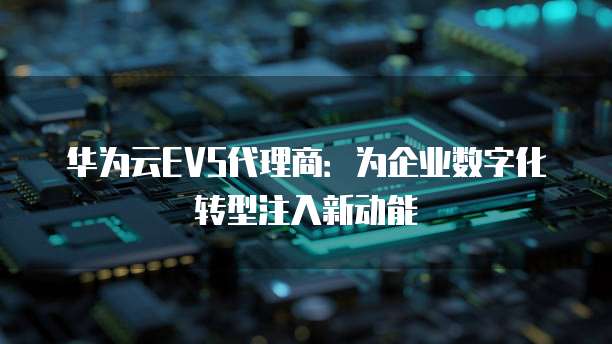 华为云EVS代理商：为企业数字化转型注入新动能