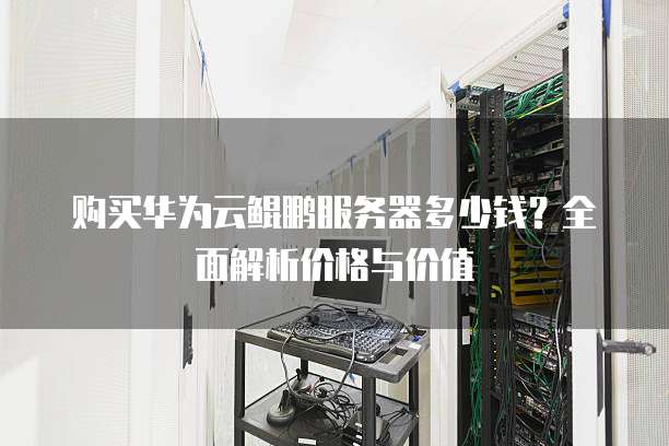 购买华为云鲲鹏服务器多少钱？全面解析价格与价值