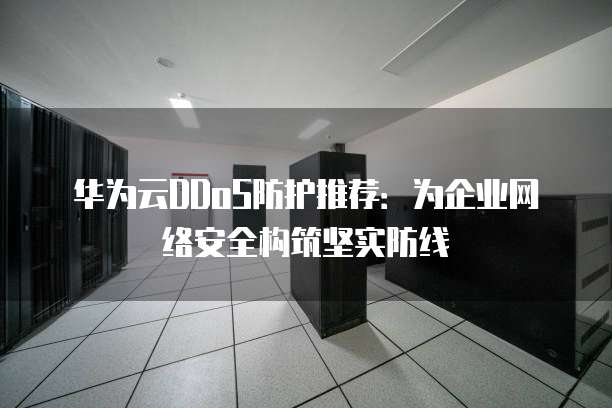 华为云DDoS防护推荐:为企业网络安全构筑坚实防线