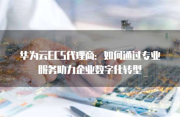 华为云ECS代理商:如何通过专业服务助力企业数字化转型