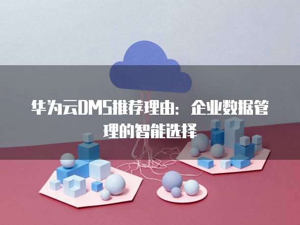 华为云DMS推荐理由:企业数据管理的智能选择