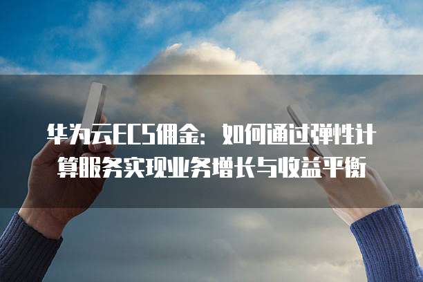 华为云ECS佣金:如何通过弹性计算服务实现业务增长与收益平衡
