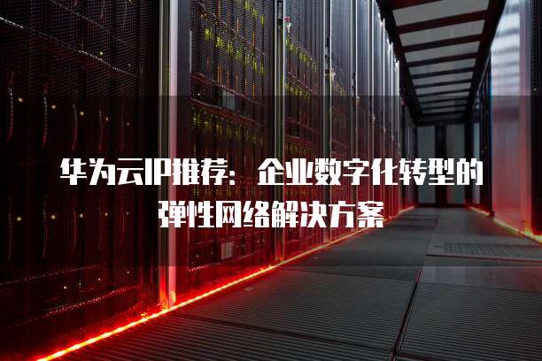 华为云IP推荐:企业数字化转型的弹性网络解决方案