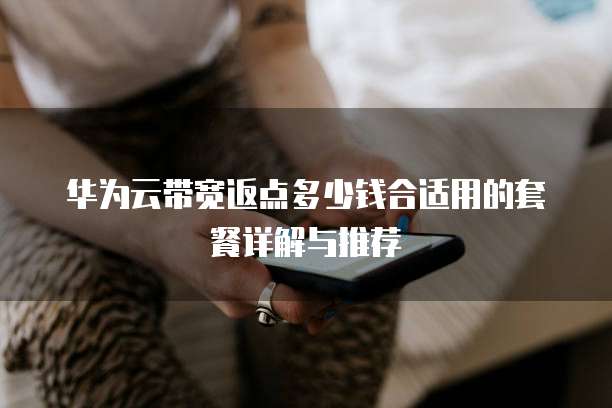 华为云带宽返点多少钱合适用的套餐详解与推荐