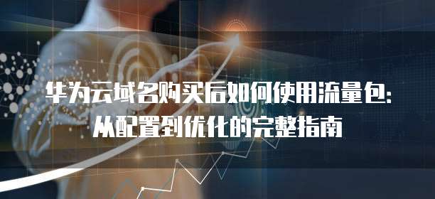华为云域名购买后如何使用流量包:从配置到优化的完整指南