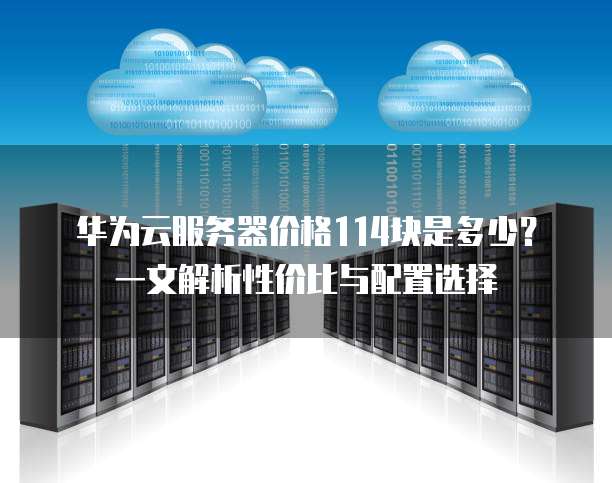 华为云服务器价格114块是多少?一文解析性价比与配置选择