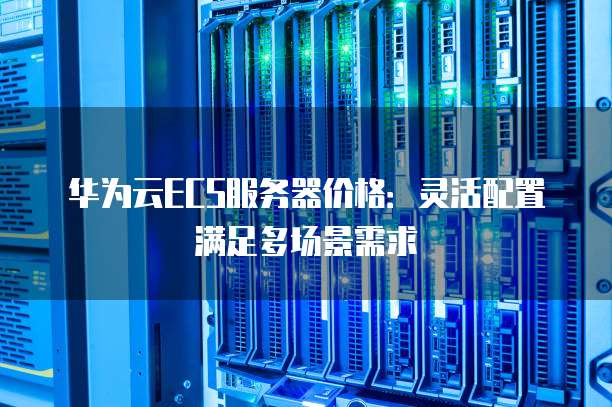 华为云ECS服务器价格:灵活配置满足多场景需求