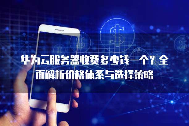 华为云服务器收费多少钱一个?全面解析价格体系与选择策略