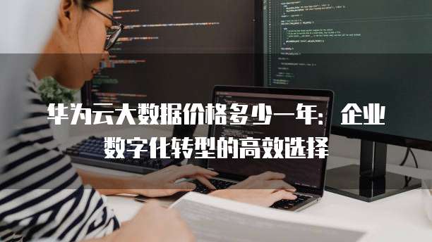 华为云大数据价格多少一年:企业数字化转型的高效选择