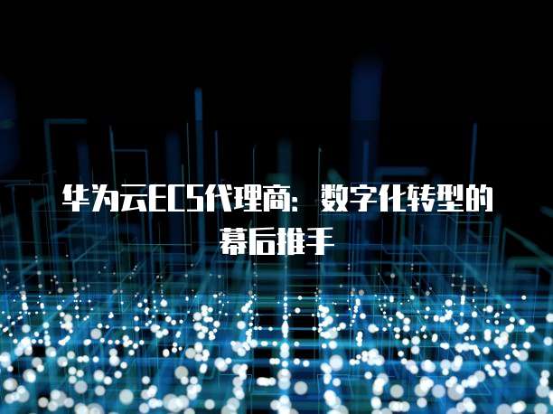 华为云ECS代理商：数字化转型的幕后推手