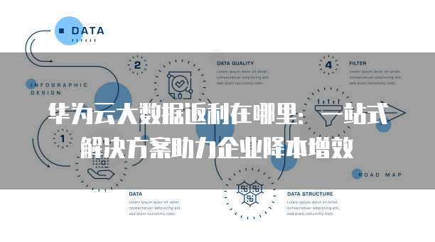 华为云大数据返利在哪里:一站式解决方案助力企业降本增效