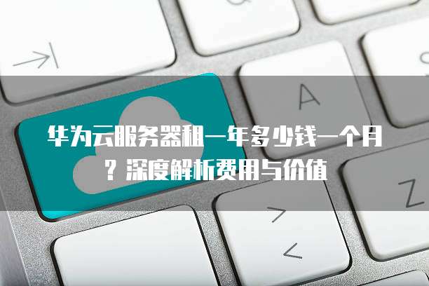 华为云服务器租一年多少钱一个月?深度解析费用与价值
