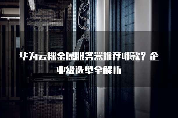 华为云裸金属服务器推荐哪款?企业级选型全解析