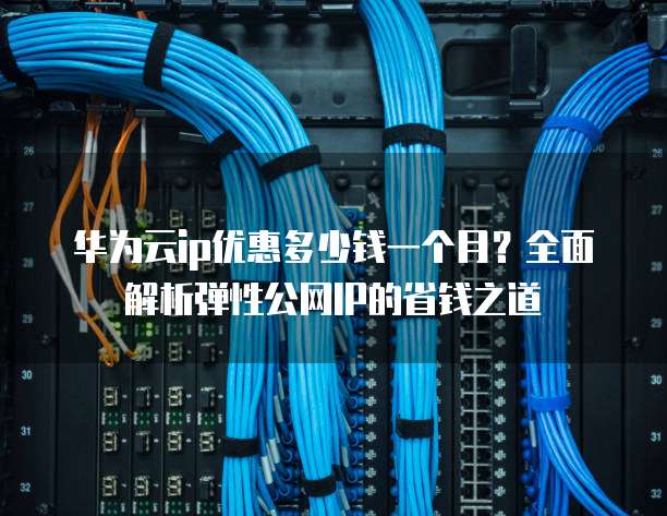 华为云ip优惠多少钱一个月？全面解析弹性公网IP的省钱之道