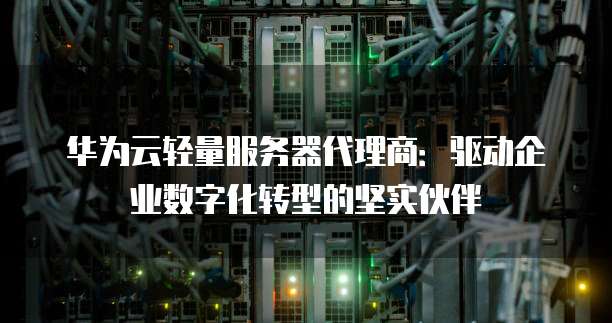 华为云轻量服务器代理商:驱动企业数字化转型的坚实伙伴
