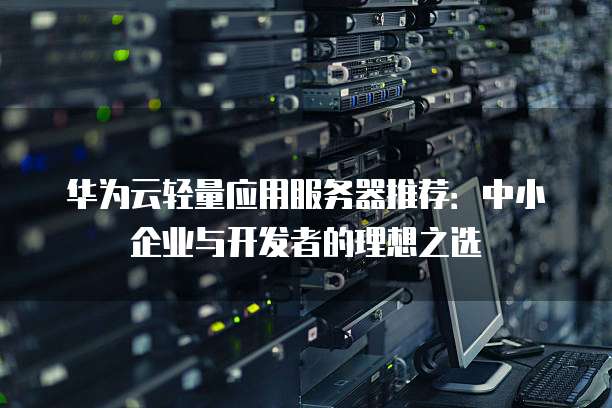 华为云轻量应用服务器推荐:中小企业与开发者的理想之选