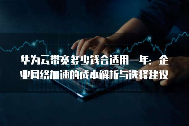 华为云带宽多少钱合适用一年:企业网络加速的成本解析与选择建议