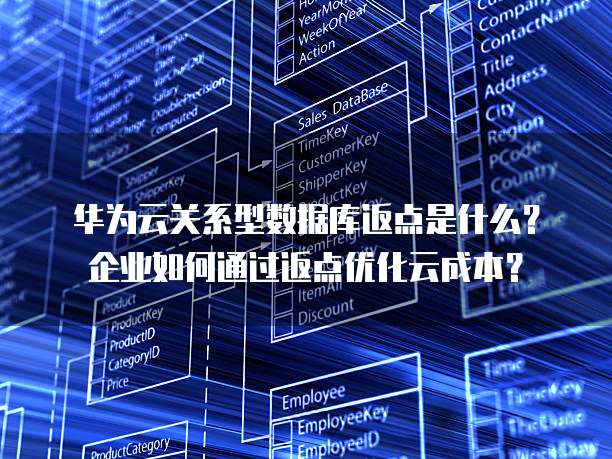 华为云关系型数据库返点是什么?企业如何通过返点优化云成本?