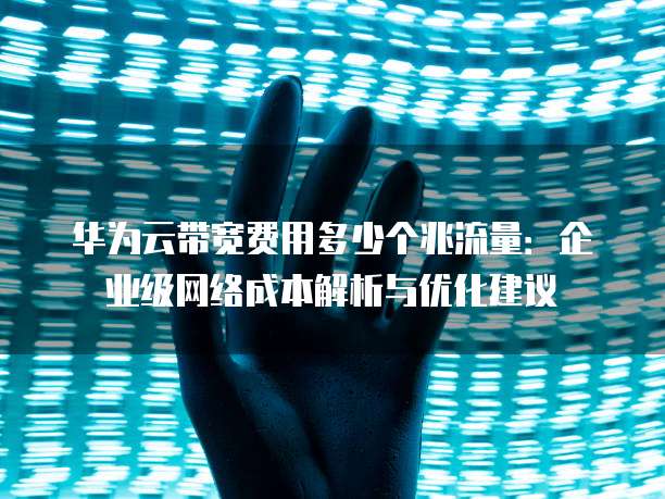 华为云带宽费用多少个兆流量:企业级网络成本解析与优化建议