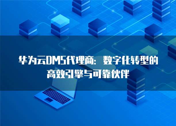 华为云DMS代理商:数字化转型的高效引擎与可靠伙伴