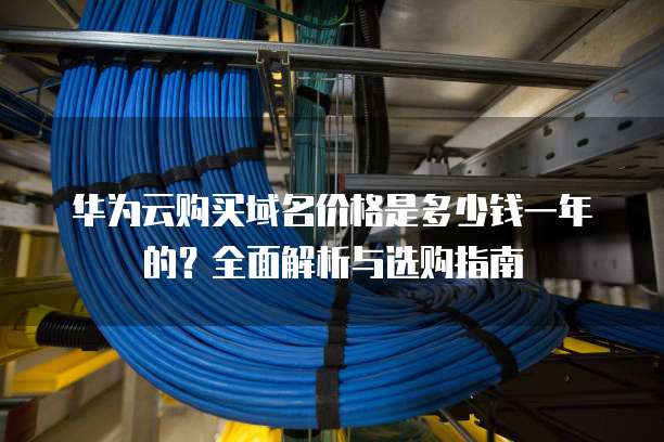 华为云购买域名价格是多少钱一年的?全面解析与选购指南