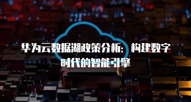 华为云数据湖政策分析:构建数字时代的智能引擎