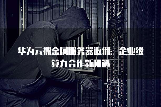 华为云裸金属服务器返佣:企业级算力合作新机遇