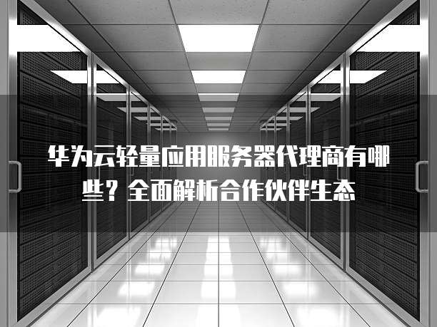 华为云轻量应用服务器代理商有哪些？全面解析合作伙伴生态