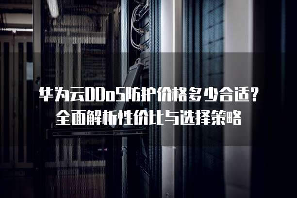 华为云DDoS防护价格多少合适?全面解析性价比与选择策略