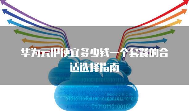 华为云IP便宜多少钱一个套餐的合适选择指南